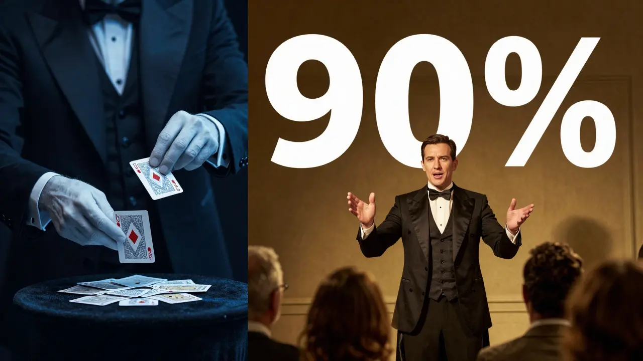 The 90-10 Rule of Magic: Why Presentation Beats the Trick
